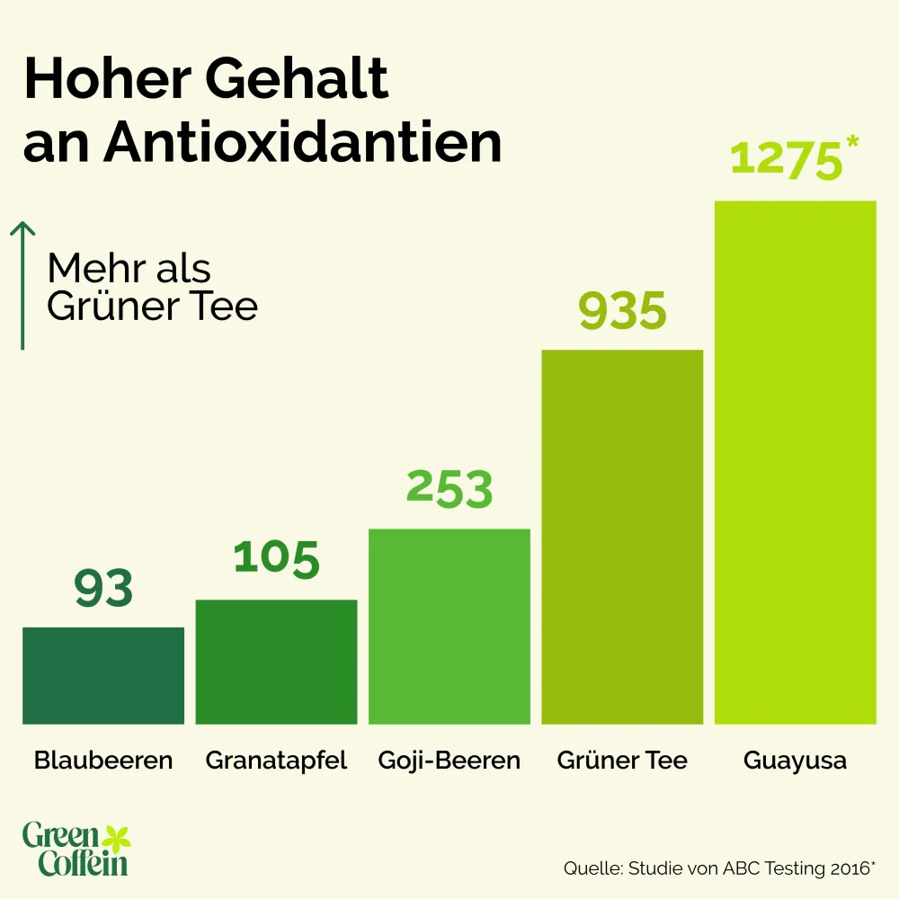 Bio Black Guayusa Energy Tee mit natürlichem Koffein von Green Coffein| Online