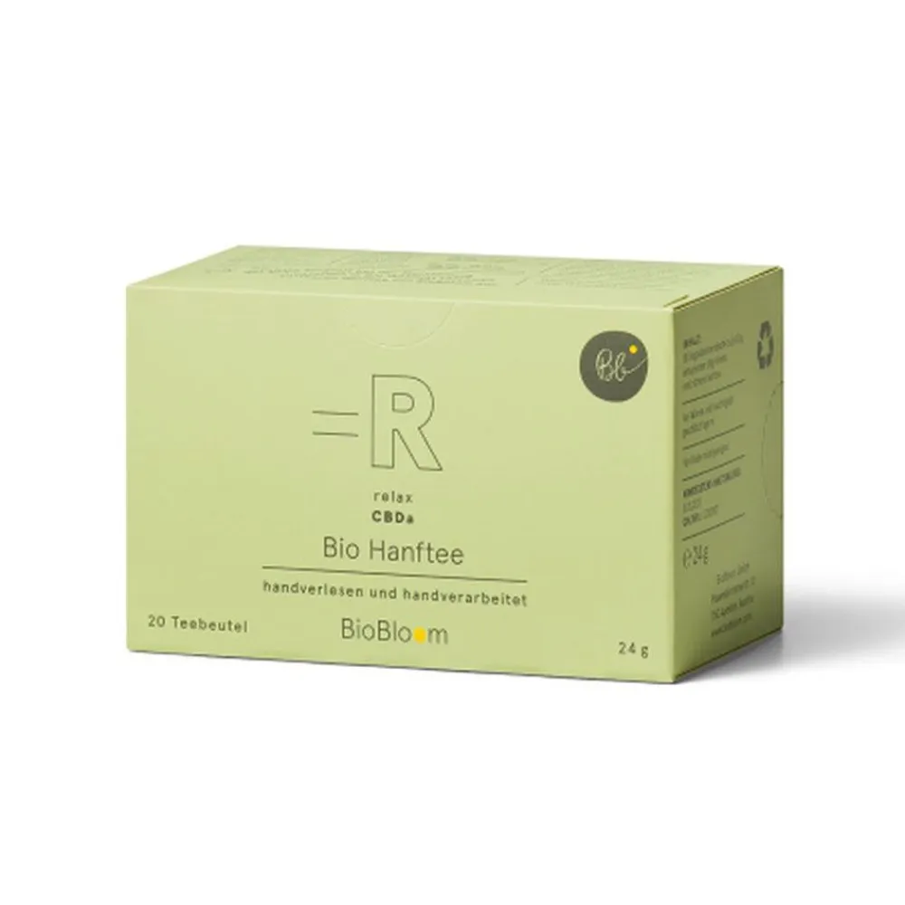 Bio Hanftee Teebox - relax>BioBloom Clearance