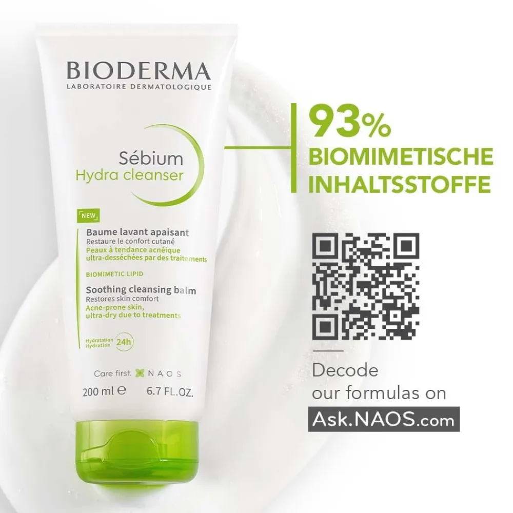 BIODERMA Sébium Hydra Cleanser - Ultra-Feuchtigkeitsspendender Reinigungsbalm für sehr trockene, zu Akne neigende Haut|