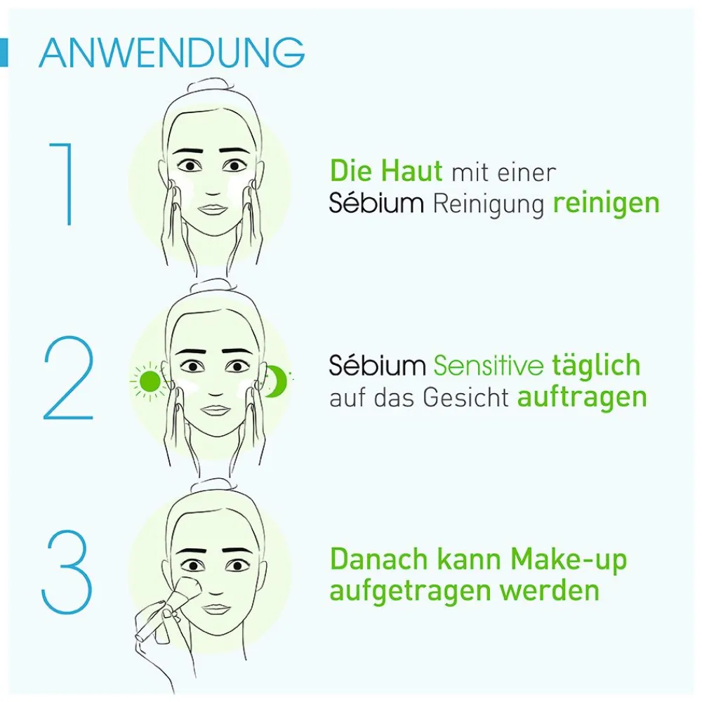 BIODERMA Sébium Sensitive Beruhigende, feuchtigkeitsspendende Anti-Unreinheiten-Creme> Outlet