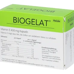 BIOGELAT® Vitamin E 400 mg Kapseln| Outlet