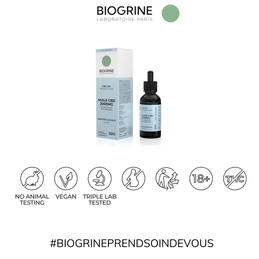 BIOGRINE CBD-ÖL 20 % Eis-Minz> Best