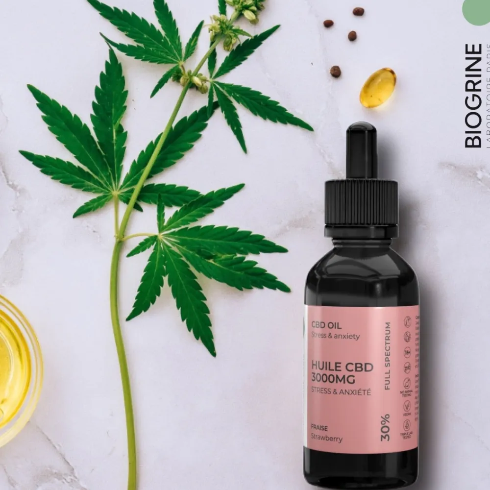 BIOGRINE CBD-ÖL 30 % Erdbeer| Discount