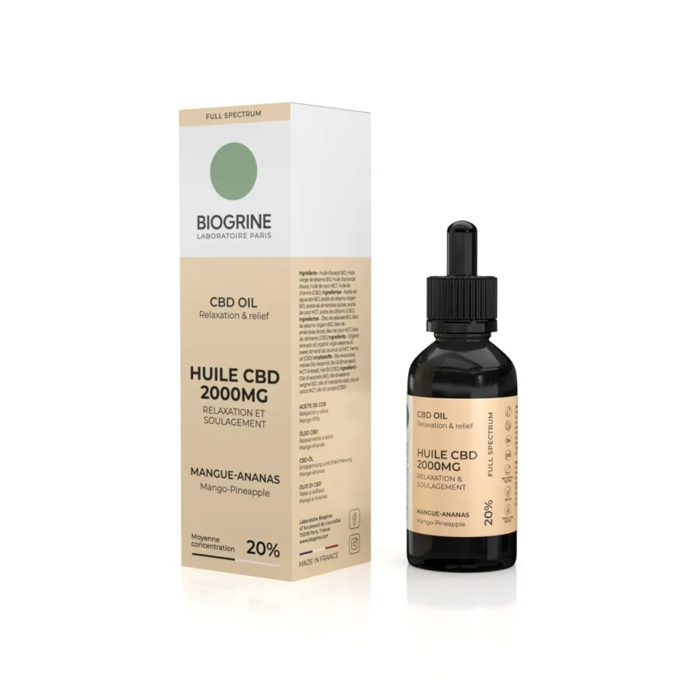 BIOGRINE CBD-ÖL 20 % Mango-Ananas> Clearance
