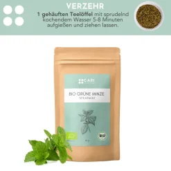 Bio Grüne Minze Tee|CARI NUTRITION Sale