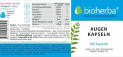 Bioherba Augen Kapseln> Discount