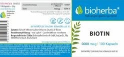 Bioherba Biotin Kapseln> Outlet