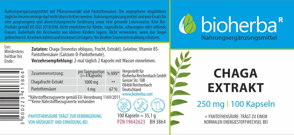 Bioherba Chaga Extrakt Kapseln> Discount