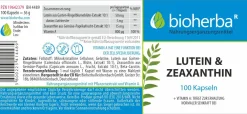 Bioherba Lutein und Zeaxanthin Kapseln> Clearance