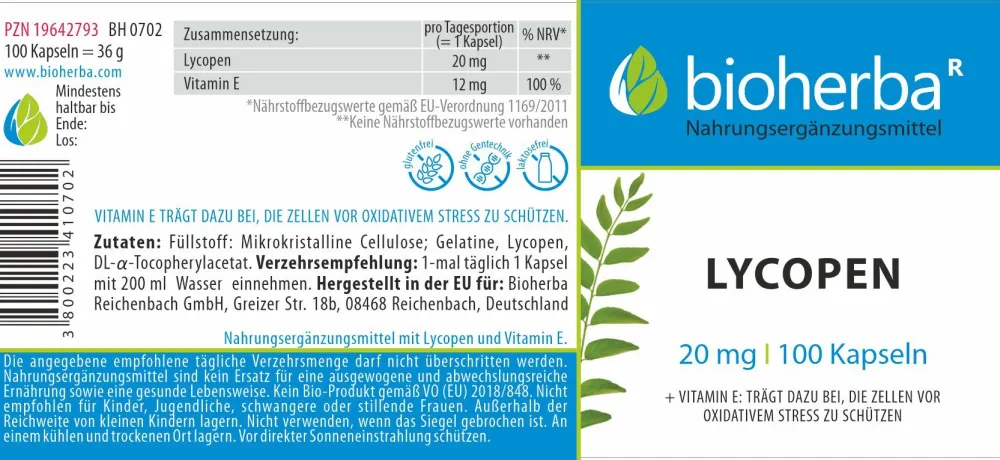 Bioherba Lycopen Kapseln> New