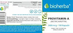 Bioherba Provitamin-A (Betacarotin) Kapseln> Outlet