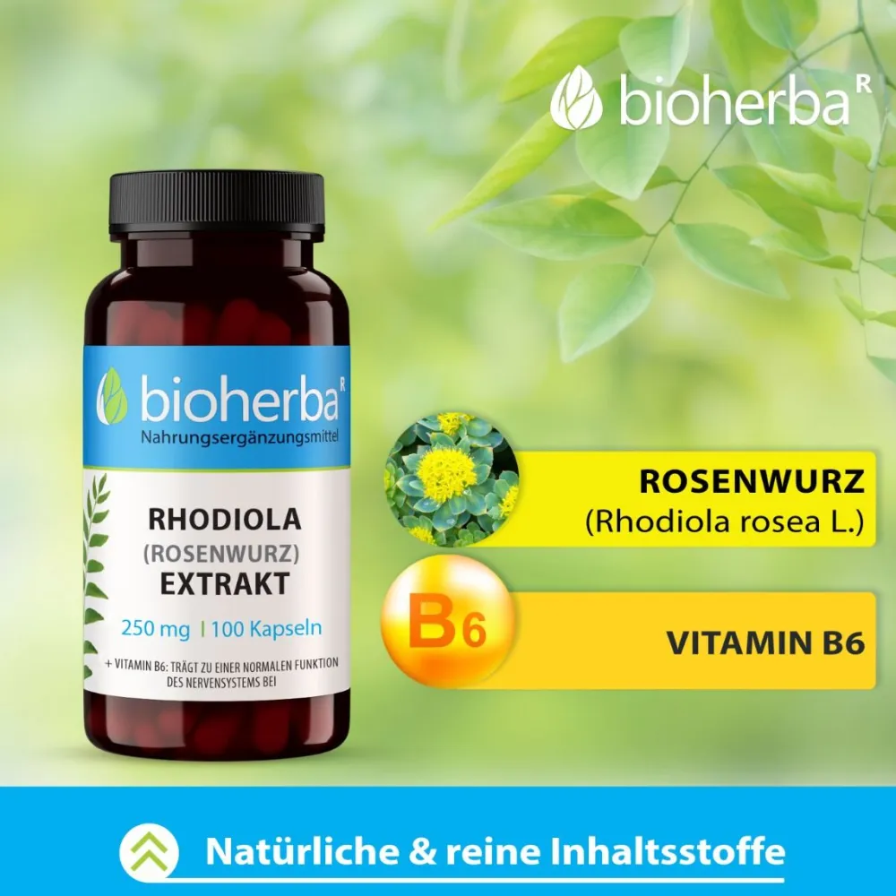 Bioherba Rhodiola (Rosenwurz) Extrakt Kapseln| Online
