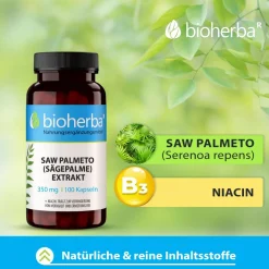 Bioherba Saw Palmeto (Sägepalme) Extrakt Kapseln><noscript><img width=