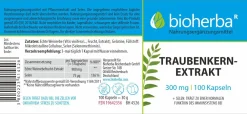 Bioherba Traubenkernextrakt Kapseln| Online