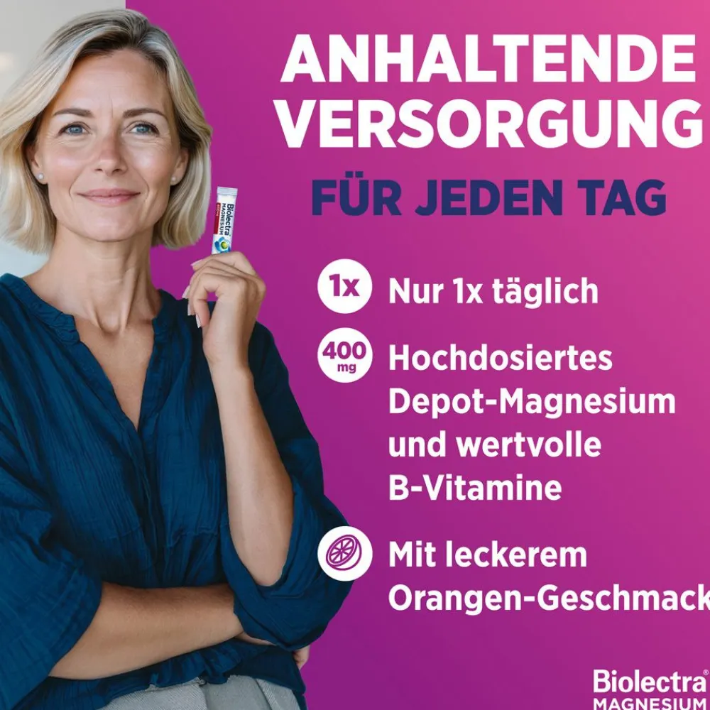 ® Magnesium 400mg Nerven & Muskeln Vital|Biolectra Online