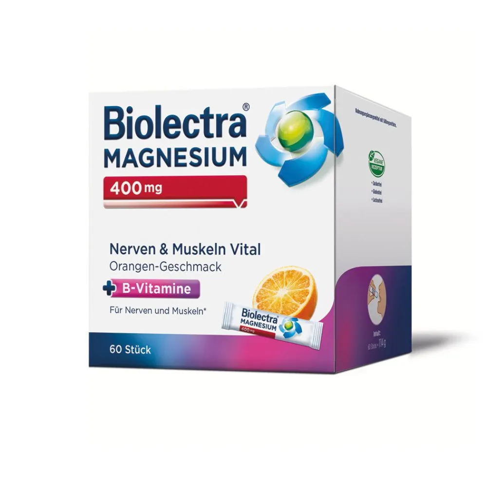 ® MAGNESIUM 400 mg Nerven & Muskeln Vital>Biolectra Online