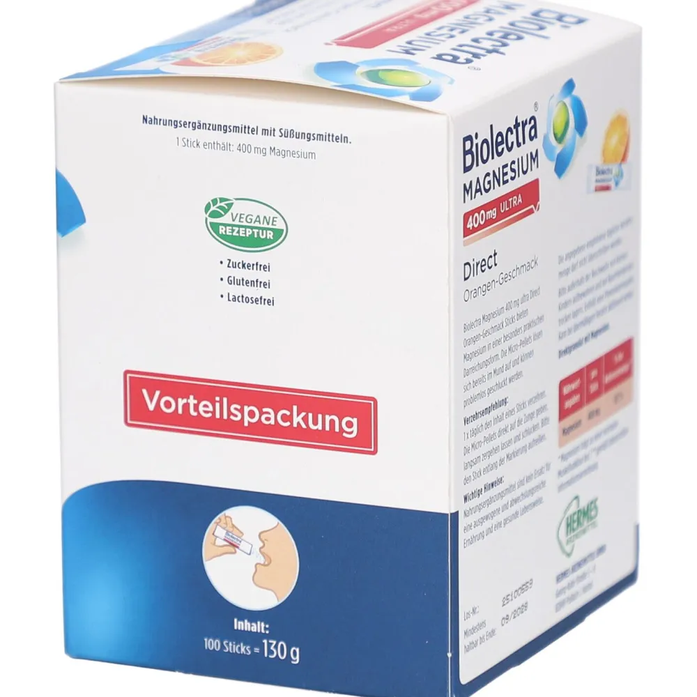 MAGNESIUM 400 mg ultra Direct|Biolectra Best