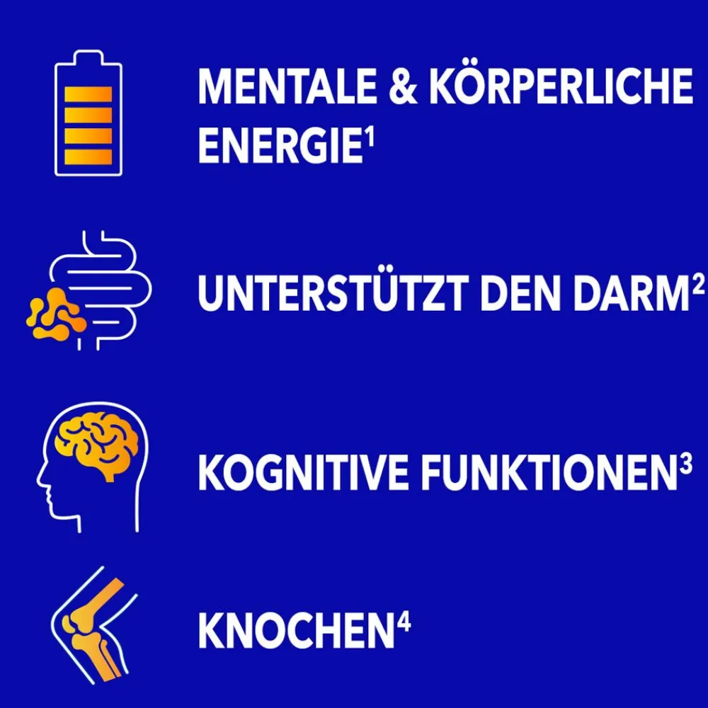 3 Energy¹ 50+ Tabletten, Vitamin B12, Vitamin C, Zink, Eisen & Bakterienkulturen>Bion Best