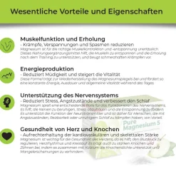 Biostile Pure Magnesium – Pulver mit 5 Magnesiumformen für Muskeln, Energie & Müdigkeit| Best