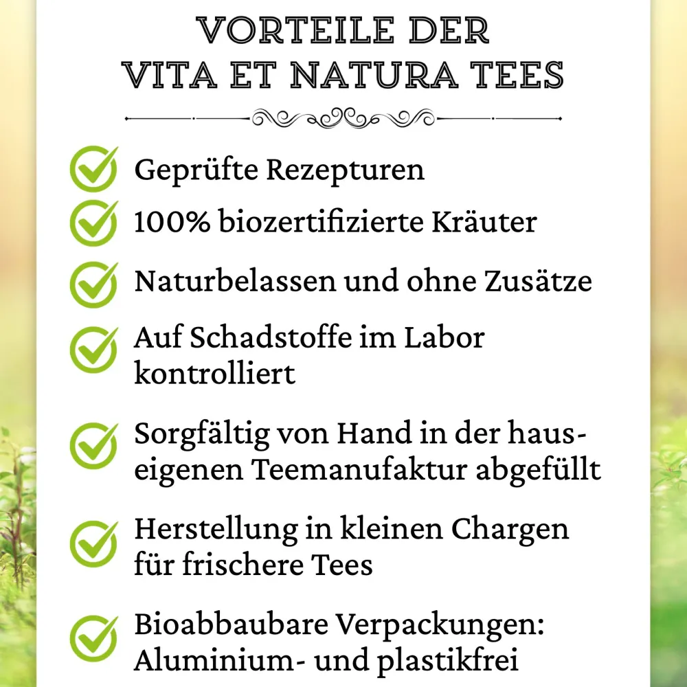 Bio Stilltee "Mutterglück" - Vita Et Natura® Teemanufaktur| Discount