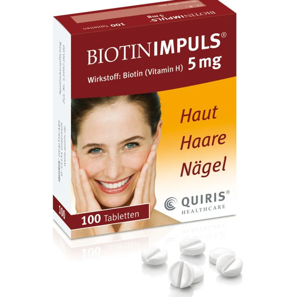 IMPULS 5 mg Hochdoiertes Vitamin H für Haut, Haare und Nägel>Biotin New
