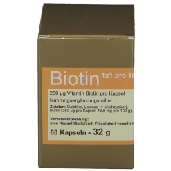 BIOTIN 1 x 1 pro Tag Kapseln| Outlet