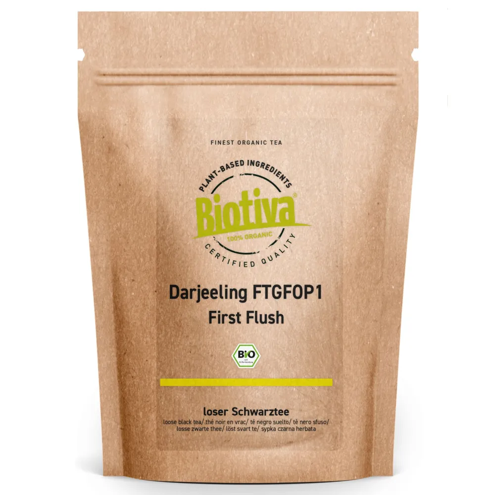 Darjeeling First Flush FTGFOP1 Schwarztee Bio>Biotiva Hot