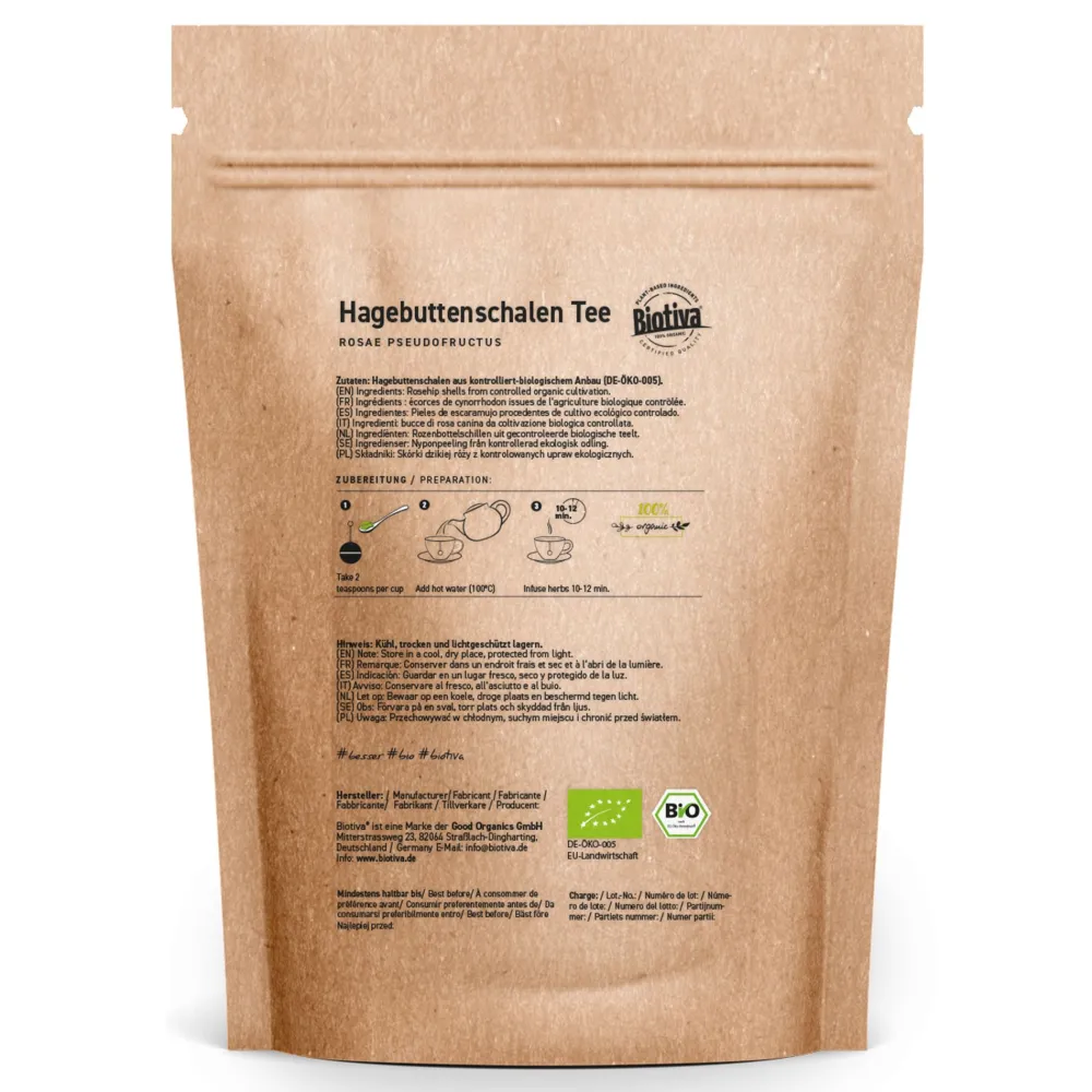 Hagebuttenschalen Tee Bio>Biotiva Hot