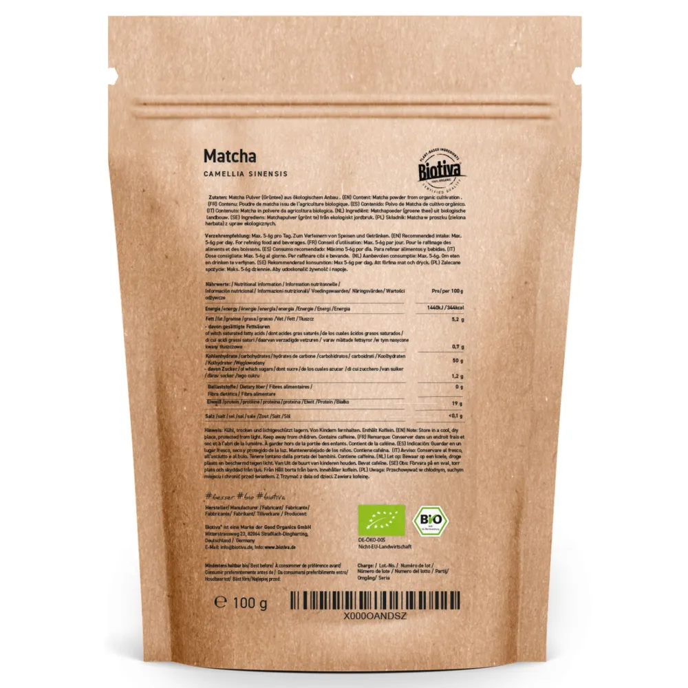 Matcha Tee Bio|Biotiva