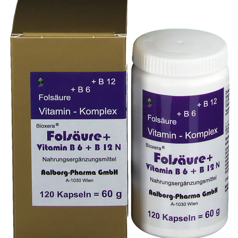 Bioxera® Folsäure + Vitamin B6 + B12 N> New