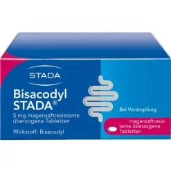 Bisacodyl STADA® 5mg Abführmittel zur Hilfe bei Verstopfung| New