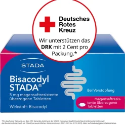 Bisacodyl STADA® 5mg Abführmittel zur Hilfe bei Verstopfung| New