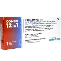 BISAF 12in1 Test COVID‑19, Influenza, RSV, ADV, hMPV, RhV, hPIV, MP, LP, Pneumokokken, Keuchhusten| Sale