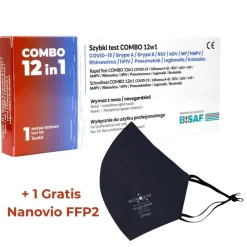 BISAF 12in1 Test COVID‑19, Influenza, RSV, ADV, hMPV, RhV, hPIV, MP, LP, Pneumokokken, Keuchhusten| Sale