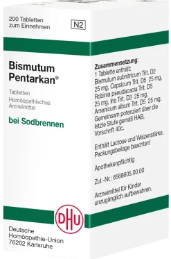 Bismutum Pentarkan Tabletten>DHU New