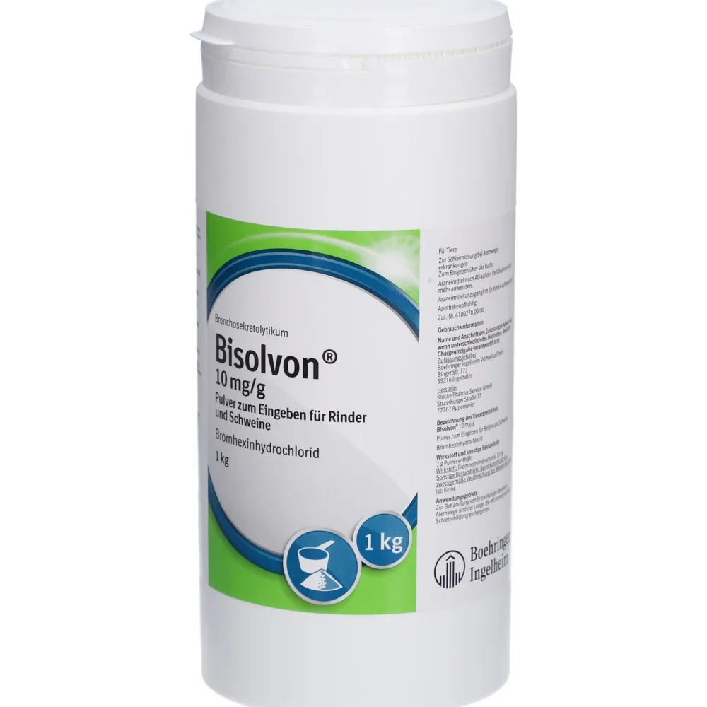 Bisolvon® 10 mg/g für Rinder und Schweine| Hot