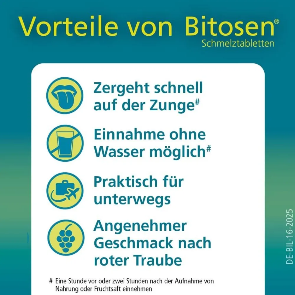 Bitosen® 20 mg Schmelztabletten bei Allergien| New