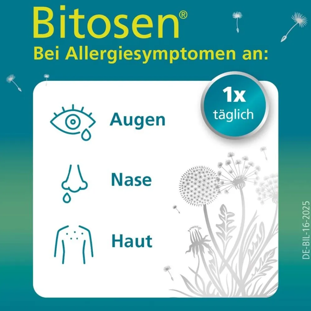Bitosen® 20 mg Schmelztabletten bei Allergien| New