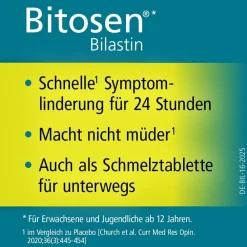 Bitosen®* 20 mg Tabletten bei Allergien| Online