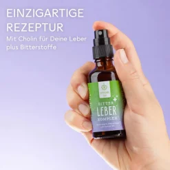 - Leber Spray - natürliche Unterstützung der Leberfunktion mit Cholin und Bitterstoffen|BITTERLIEBE Hot