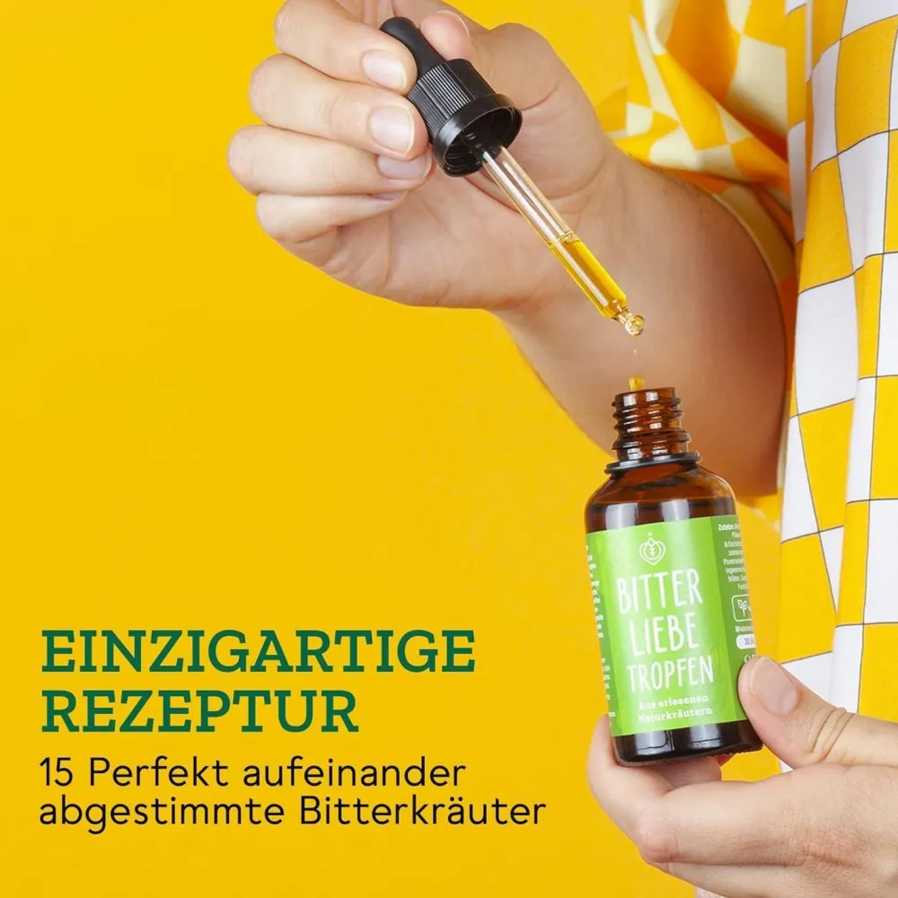 - Original Bittertropfen - Bitterstoffe Tropfen aus hochwertigen Bitterkräutern>BITTERLIEBE Clearance