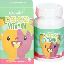 BjökoVit Vitamin D3 + K2 für Kids| Clearance