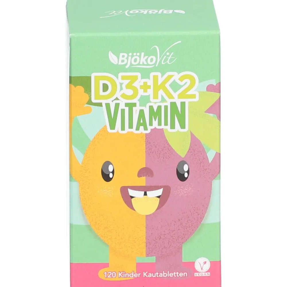 BjökoVit Vitamin D3 + K2 für Kids| Clearance