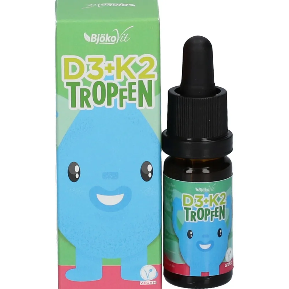 BjökoVit Vitamin D3 + K2 Tropfen für Kinder| Clearance