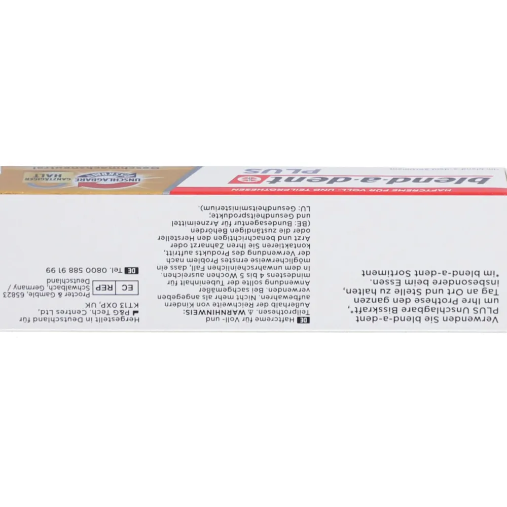 Blend-a-dent Plus Haftcreme Unschlagbare Bisskraft| Clearance