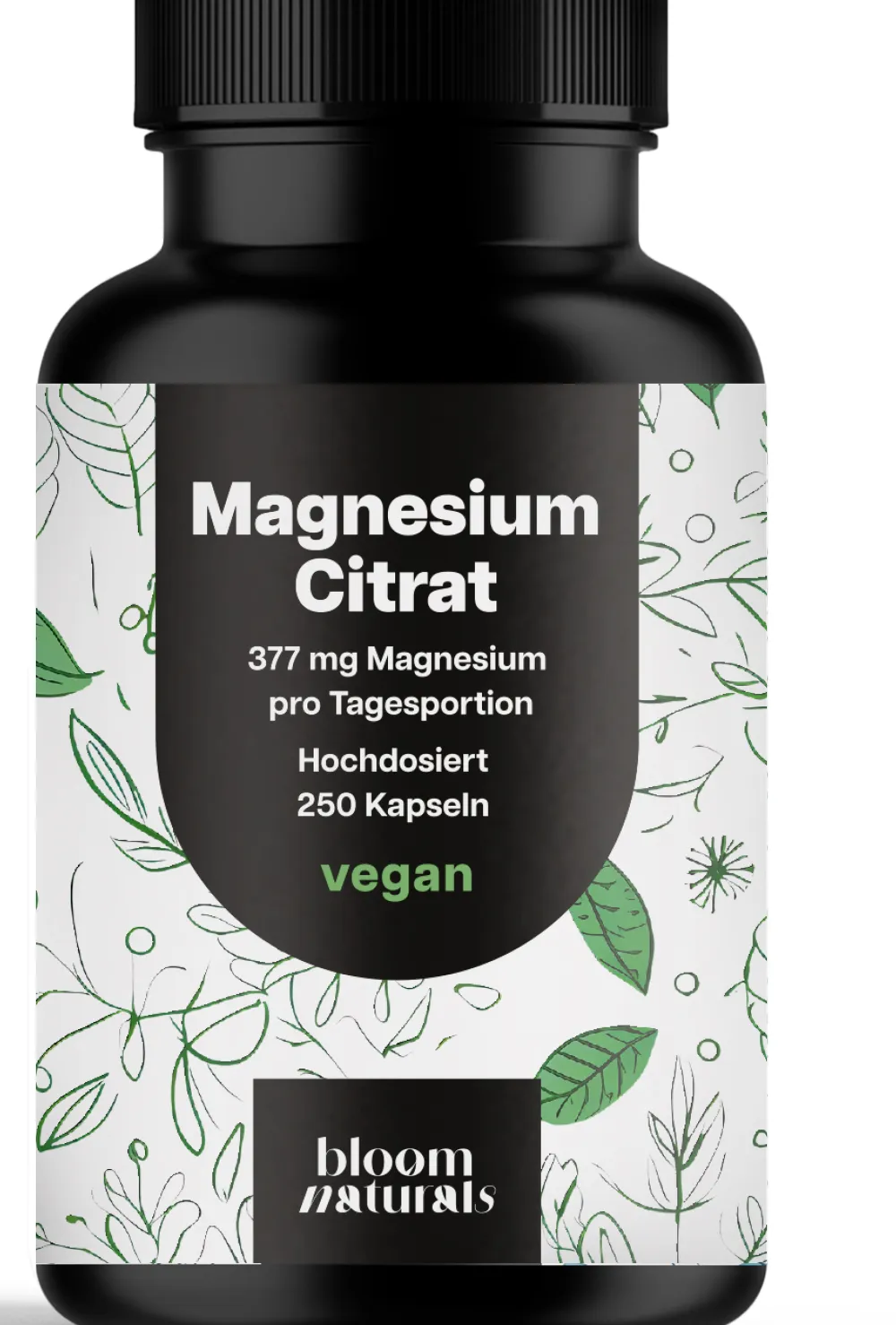 Bloom Naturals Magnesiumcitrat Kapseln|