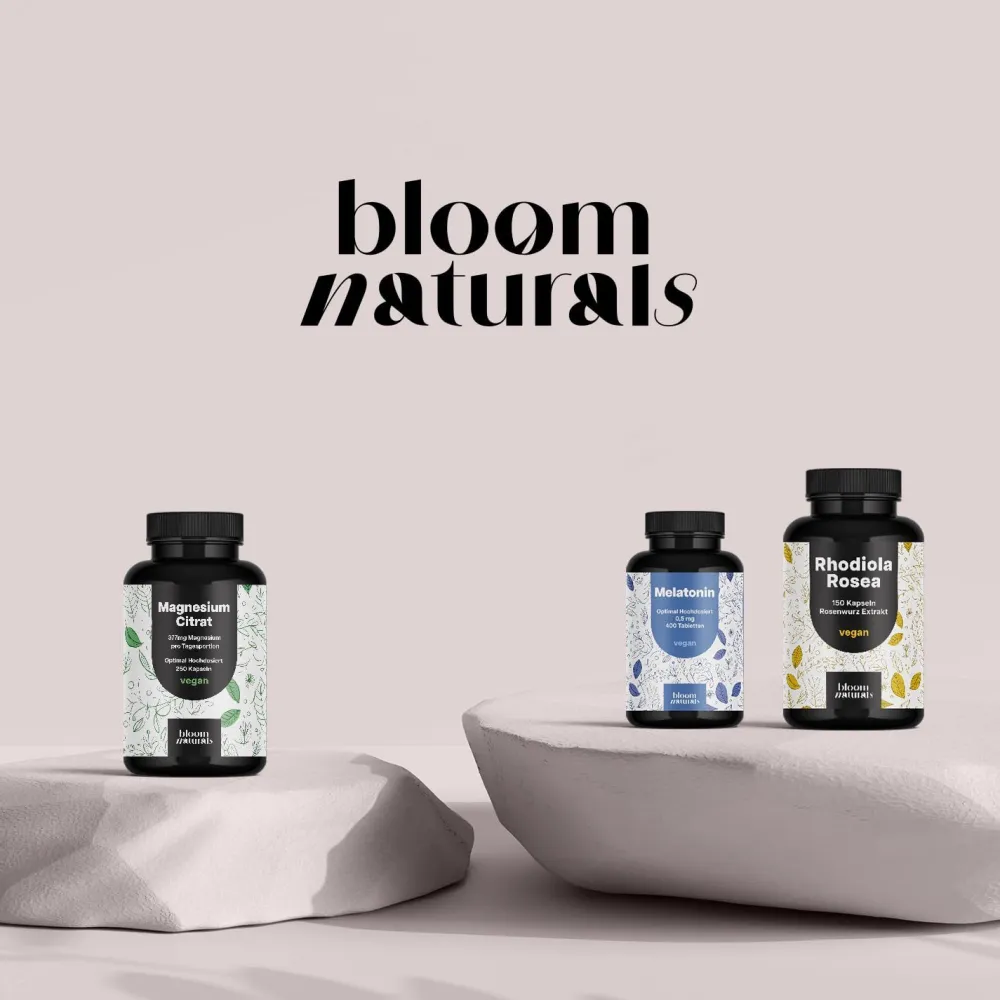 Bloom Naturals Magnesiumcitrat Kapseln|