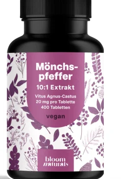 Bloom Naturals Mönchspfeffer Tabletten| Clearance