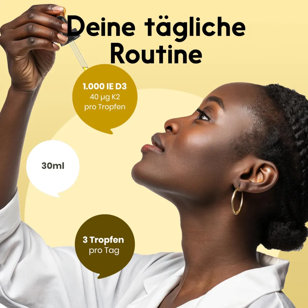 Bloom Naturals Vitamin D3 K2 Tropfen 1000 IE| Outlet