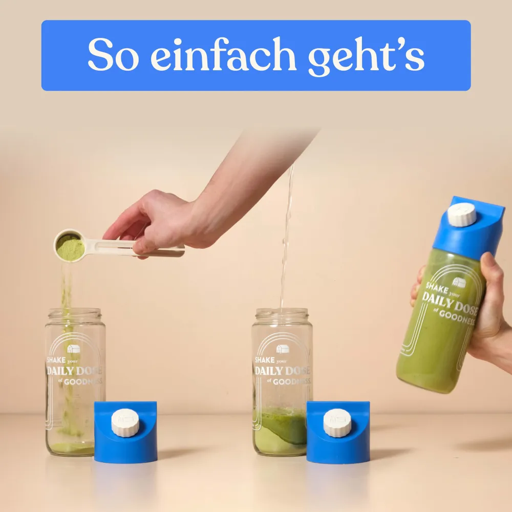 Matcha Oat Latte mit Vitalpilz Lion's Mane (bio)>Blue Farm Best